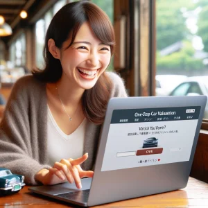 値引きと下取り交渉をうまく進める女性営業担当