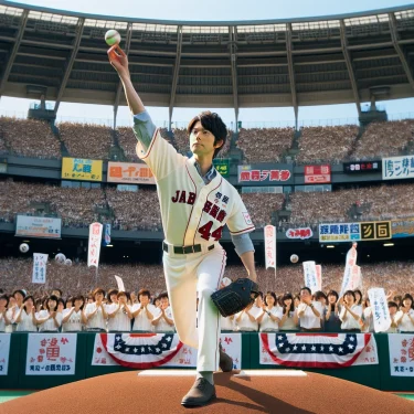 中村倫也 始球式 動画：ソフトバンクvs日本ハム戦での完璧なノーバン投球