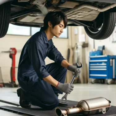 車の触媒コンバーターのトラブル：症状と修理方法