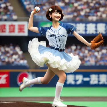 始球式『岩田陽葵』がトレンドに！‐動画を観てみる？