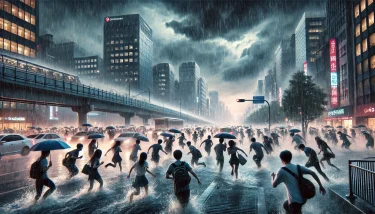 ゲリラ豪雨に遭遇：その対策と知識のすべて
