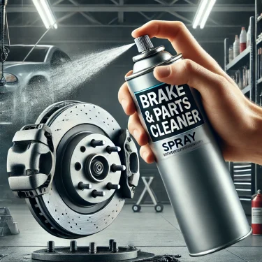 リアルなブレーキクリーナーの使用場面をイメージした画像