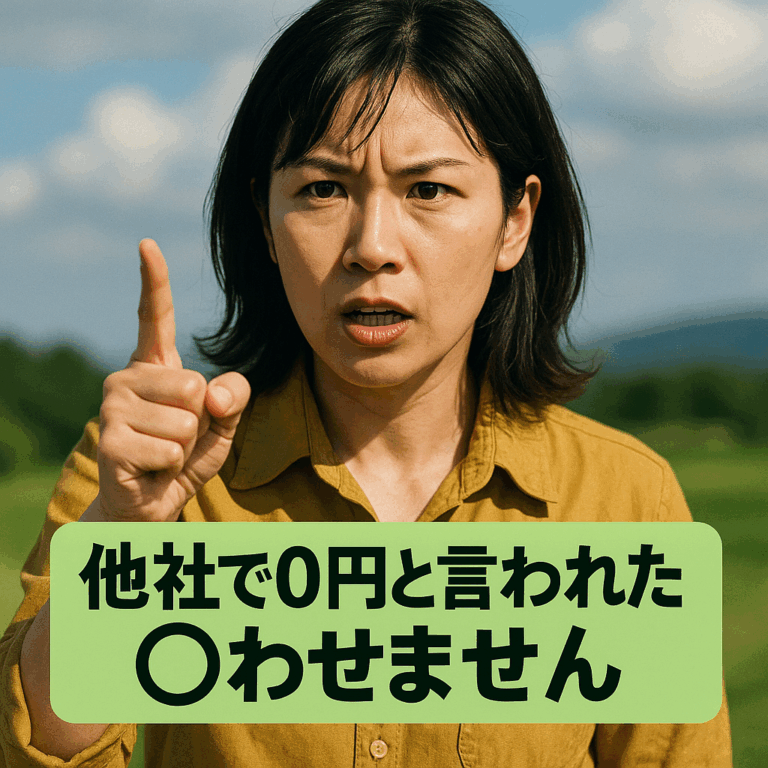 0円と言わせない！