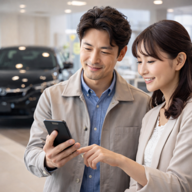車の売却検討をする夫婦